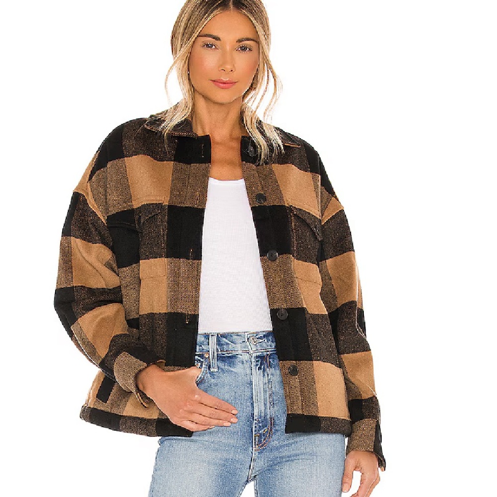 All Saints Luella Check jacket Size 8